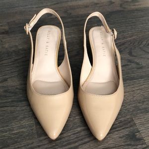 New Kelly & Katie Nude Sling Back Dress Shoes